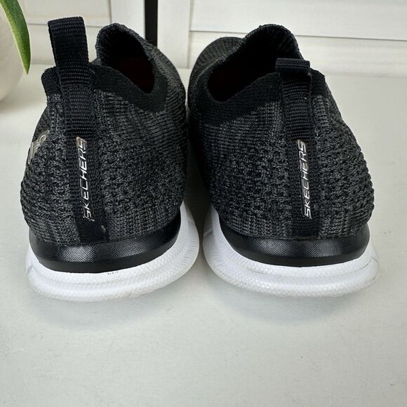 Skechers Glider Stunner Black Air Cooled Memory‎ Foam Sneaker Shoe Size 9.5 - Picture 5 of 9